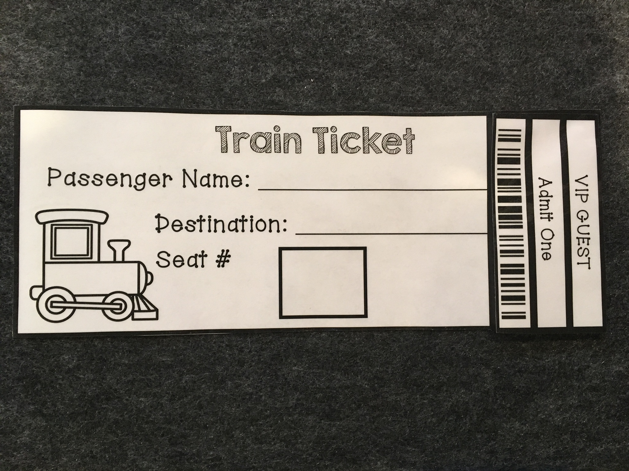 Ticket поезд